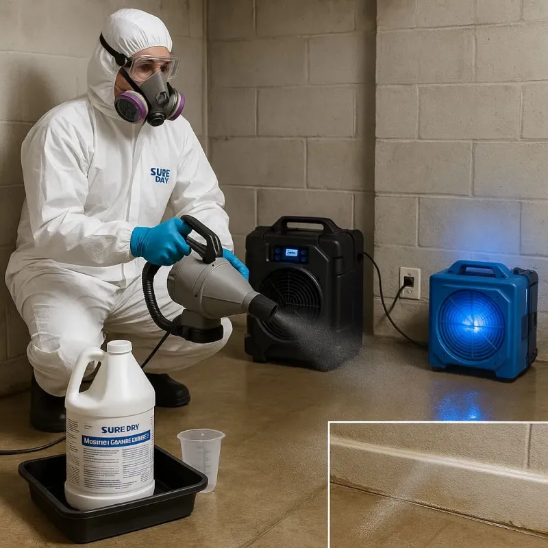 Sanitization and Odor Removal process in Fairfield, IL